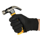 Молоток-гвоздодёр Ingco укороченный 225 гр с фибергласовой рукояткой_5