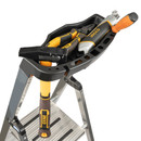 Стремянка алюминиевая 6 ступеней с органайзером 1,25м Krause Safety_5