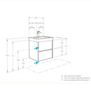 Тумба подвесная Акватон Сканди 55 с раковиной Адриана 55 белый_5