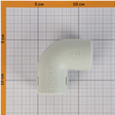 Поворот на 90º для жестких труб 32 разъемный, 2 шт