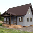 Лист Ондулин SMART Коричневый 1950х950 мм