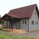 Лист Ондулин SMART Красный 1950х950 мм