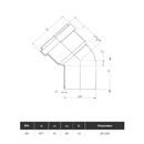 Отвод канализационный 90мм 87° Ostendorf_5