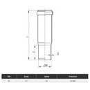 Патрубок компенсационный 90мм Ostendorf_5