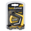 Рулетка 3мх19мм автостоп, магнитный зацеп, двухсторонняя лента, Hanskonner