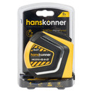 Рулетка 8мх27мм автостоп, магнитный зацеп, двухсторонняя лента Hanskonner