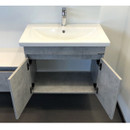 Тумба подвесная Comforty Осло-70ПД с раковиной Como 70 бетон светлый_5