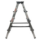 Стремянка алюминиевая 4 ступени двухсторонняя 0,87м Новая высота_5