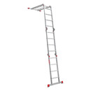 Лестница трансформер 4х4 профессиональная алюминиевая