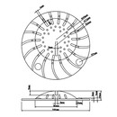 Сетка выпуска Орио 1 1/2" РК-15