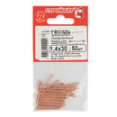 Гвозди финишные омедненные 1,4х30мм 50шт