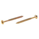 Саморез универсальный 6х80мм неполная резьба желтый цинк 3шт Tech-Krep_5