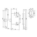 Комплект для двери ФЗ SET 20L 170 матовый черный