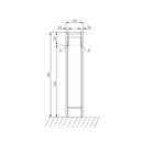 Тумба под стиральную машину Акватон Лондри 20 с раковиной Рейн 80 белый_5