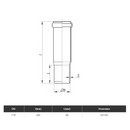 Патрубок компенсационный 110мм Ostendorf_5