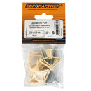 Дюбель для листовых материалов Бабочка ЕвроПартнер 10х50 мм с шурупом 4 шт_5