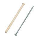 Дюбель-гвоздь Европартнер потайная манжета 8x140 мм 4 шт/уп_5