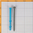 Дюбель фасадный нейлоновый Европартнер 10х135 мм с шурупом 4 шт/уп