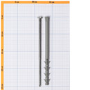Дюбель фасадный с шурупом 10х200 мм 4 шт/уп_5