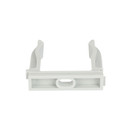 Крепеж-клипса для трубы 40 мм серая 5 шт/уп