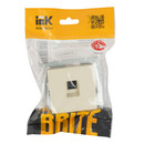 Механизм розетки компьютерная RJ45 5E Brite бежевая IP20 IEK