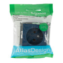 Механизм розетки без заземления AtlasDesign аквамарин IP20 Systeme Electric