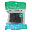 Механизм выключателя двухклавишный AtlasDesign базальт IP20 Systeme Electric_5