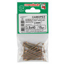 Саморез универсальный 3,5x40мм желтый цинк 15шт_5