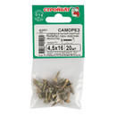 Саморез&nbsp;универсальный&nbsp;4,5x16&nbsp;мм желтый цинк 20шт_5