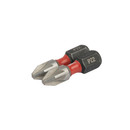 Бита ударная Milwaukee PZ2x25 мм Shockwave 2 шт