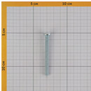 Винт с полусферической головкой M6x60 DIN 7985 оцинкованный_4