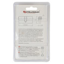 Механизм цилиндровый Palladium 90 ключ-вертушка черный