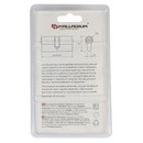 Механизм цилиндровый Palladium 90 ключ-ключ со смещением 35х55 мм матовый никель