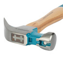 Молоток-гвоздодёр 450 гр с обрезиненной рукояткой c магнитом Gross_5