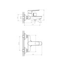 Смеситель для ванны Esko BRS54B черный