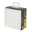 Розетка одноместная с заземлением со шторками и крышкой Forte&Piano белая IP44 IEK_5