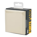 Розетка одноместная с заземлением со шторками и крышкой Forte&Piano ваниль IP44 IEK_5