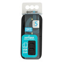 Адаптер сетевой Фотон 4000 Вт с заземлением 2 USB-A + USB-C 2,4А