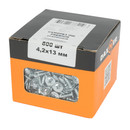 Саморез с прессшайбой шило 4,2х13мм усиленный, цинк 800шт Daxmer_5