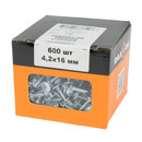 Саморез с прессшайбой шило 4,2х16мм усиленный, цинк 600шт Daxmer_5