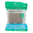 Механизм переключателя перекрестного одноклавишный AtlasDesign шампань IP20 Systeme Electric