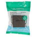 Механизм выключателя двухклавишный с подсветкой AtlasDesign мокко IP20 Systeme Electric