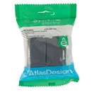 Механизм выключателя двухклавишный с подсветкой AtlasDesign грифель IP20 Systeme Electric