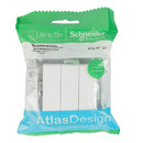 Механизм выключателя трехклавишный AtlasDesign лотос IP20 Systeme Electric_5