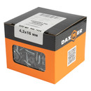 Саморез с прессшайбой шило 4,2х16мм усиленный, cерый графит (RAL 7024) 600шт Daxmer_5