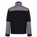 Куртка флисовая с усилениями XXL черно-серая Dowell