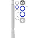 Гофросифон 1 1/4"х40/50 с нержавеющей решеткой 1100 мм Aquant