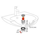 Сифон для раковины 1 1/4" 67 мм Nano Wirquin