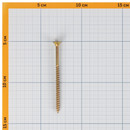 Саморез универсальный 6х90мм неполная резьба желтый цинк 2шт Tech-Krep_5
