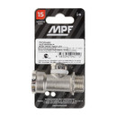 Тройник под манометр ВР-ВР-НР 1/2" х 1/4" х 1/2" с ограничителем MPF